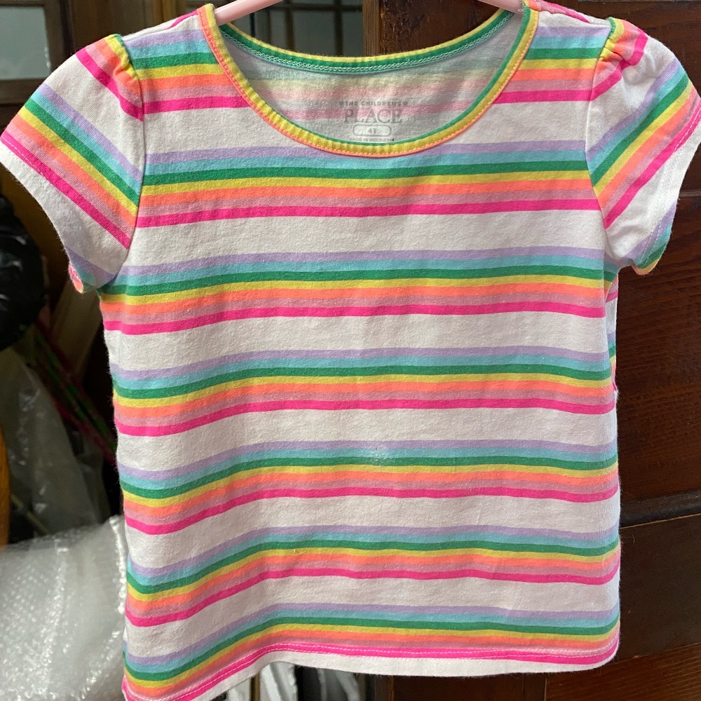 4T Children's Place Striped Tee Shirt